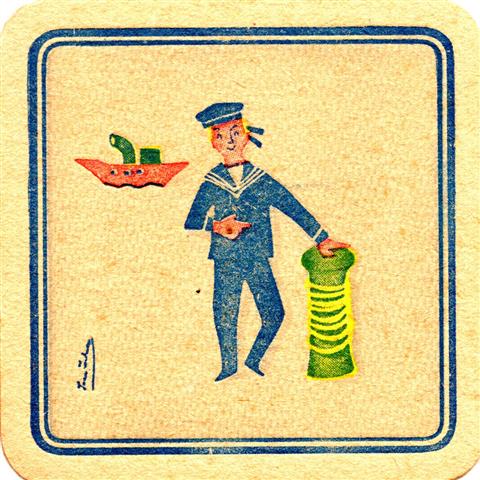 hamburg hh-hh holsten schmeckt 1 million 9b (quad185-seemann mit signatur)